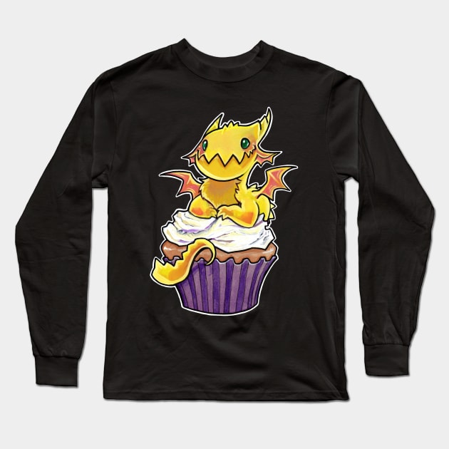 Cupcake dragon vanilla sunshine Long Sleeve T-Shirt by BiancaRomanStumpff